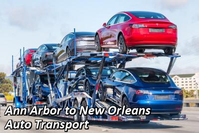 Ann Arbor to New Orleans Auto Transport
