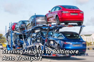 Sterling Heights to Baltimore Auto Transport