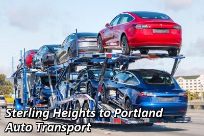 Sterling Heights to Portland Auto Transport