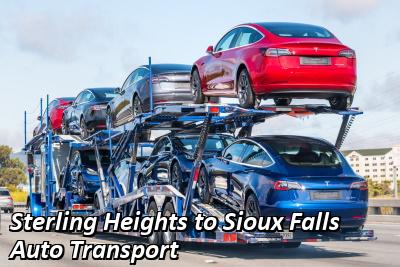 Sterling Heights to Sioux Falls Auto Transport
