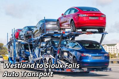 Westland to Sioux Falls Auto Transport
